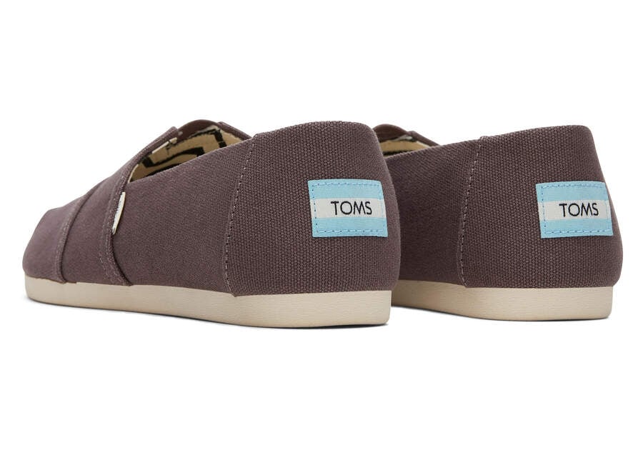 Toms Womens Alpargata Recycled Canvas - Ash