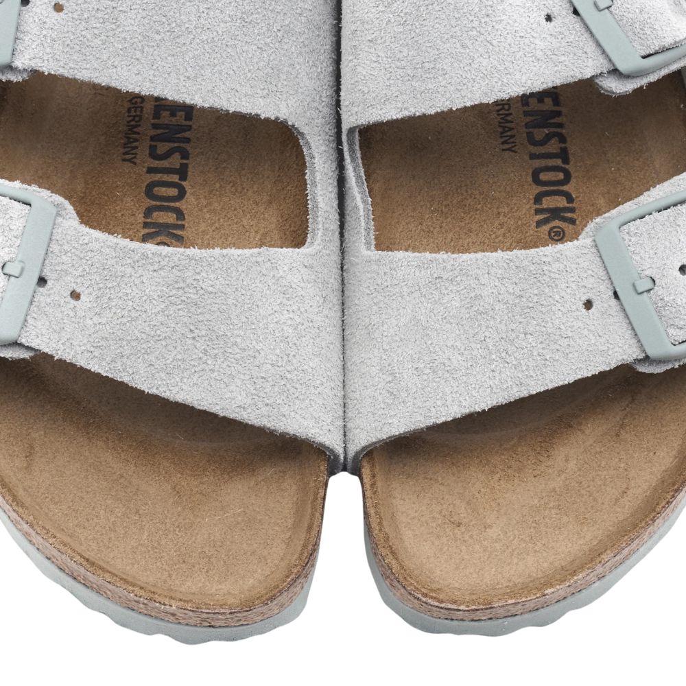 Birkenstock Arizona Suede Leather Sandal - Pure Sage