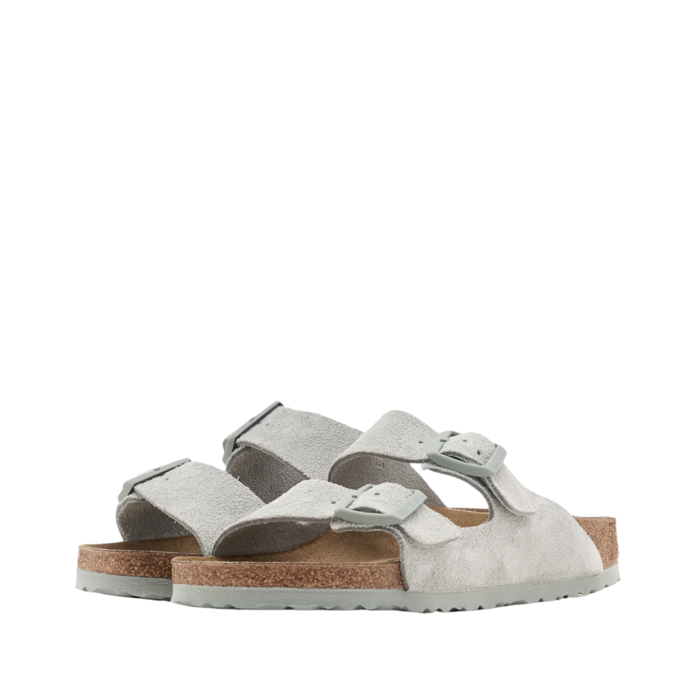 Birkenstock Arizona Suede Leather Sandal - Pure Sage