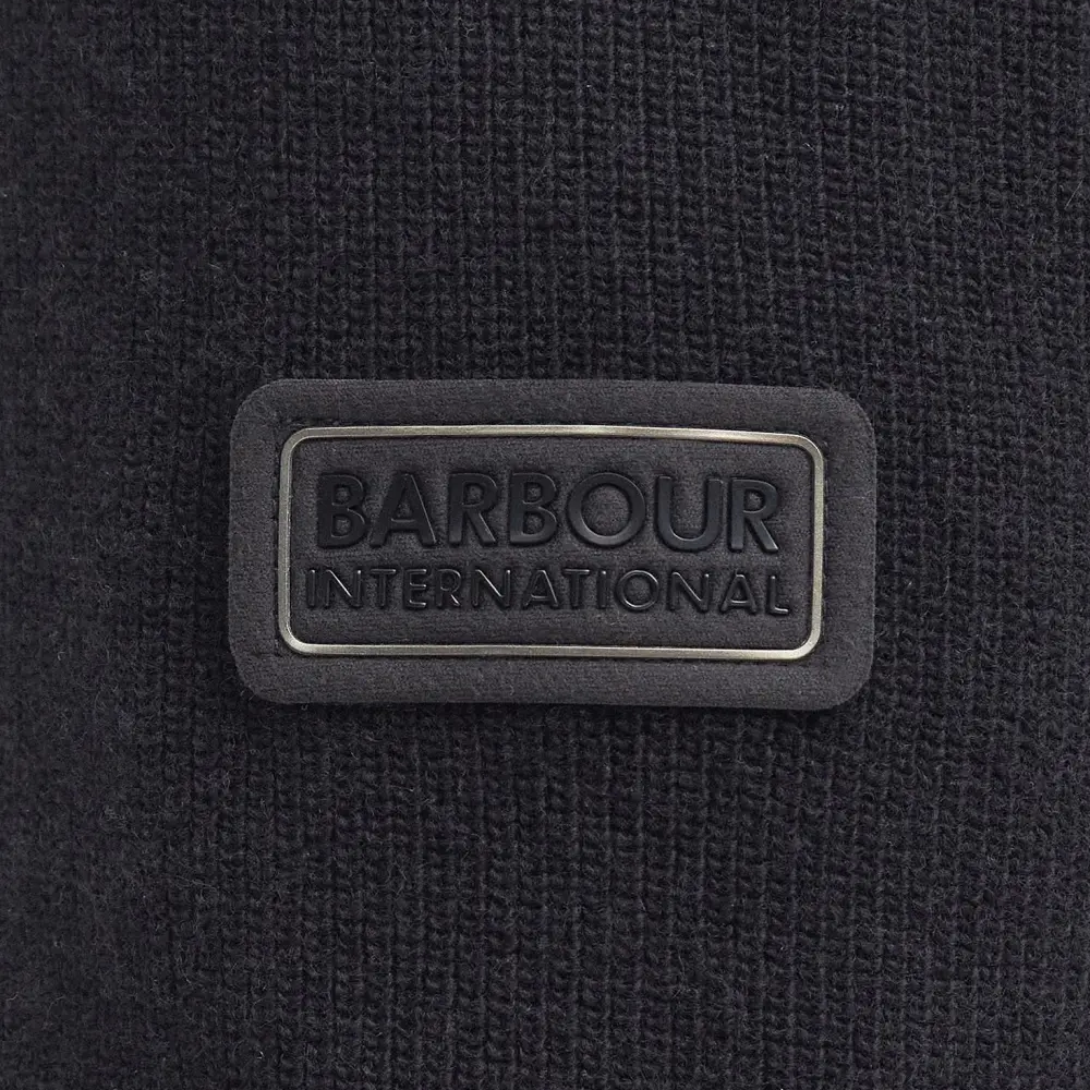 Barbour International Crawley Funnel Neck Jumper - Black