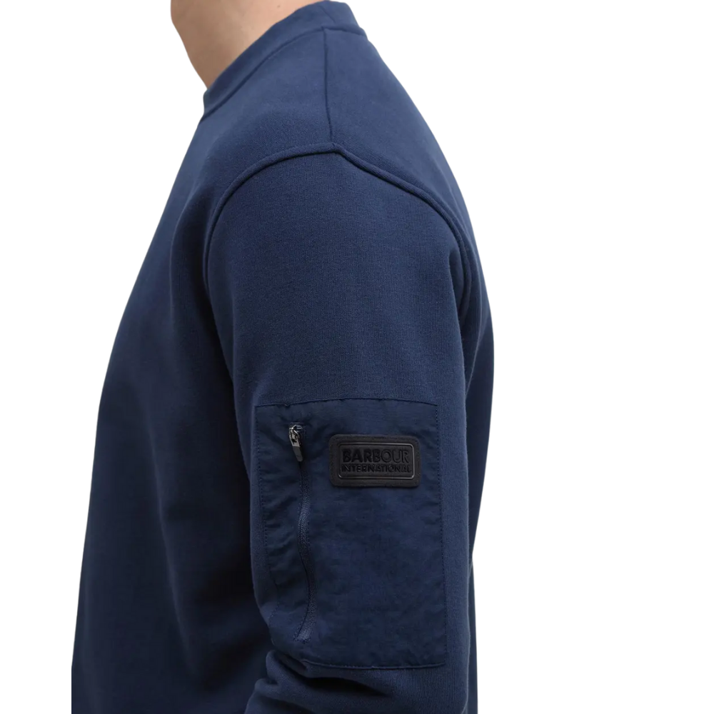 Barbour International Grip Crewneck Sweatshirt - Navy