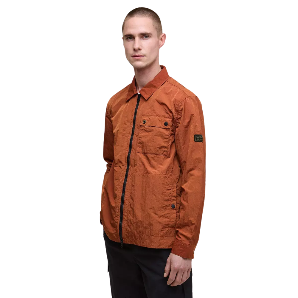 Barbour International Inline Overshirt - Dark Ginger