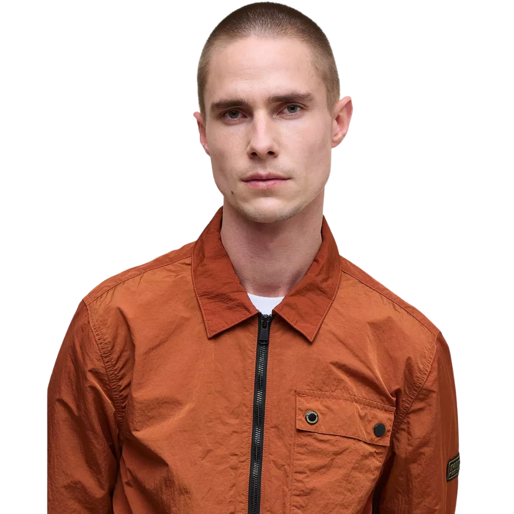 Barbour International Inline Overshirt - Dark Ginger