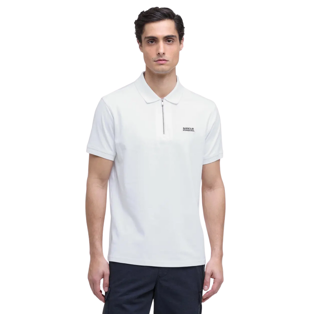 Barbour International Innes Interlock Polo - White