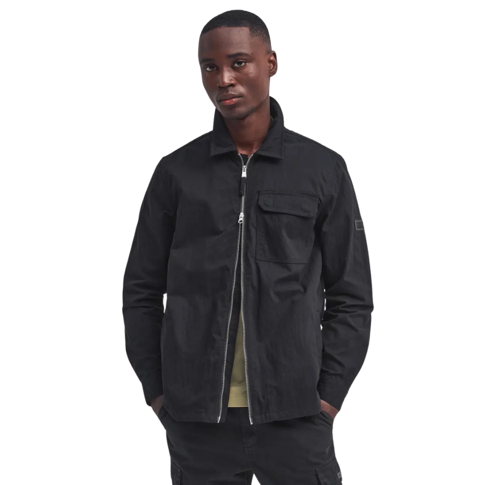 Barbour International Maze Peached Overshirt - Black