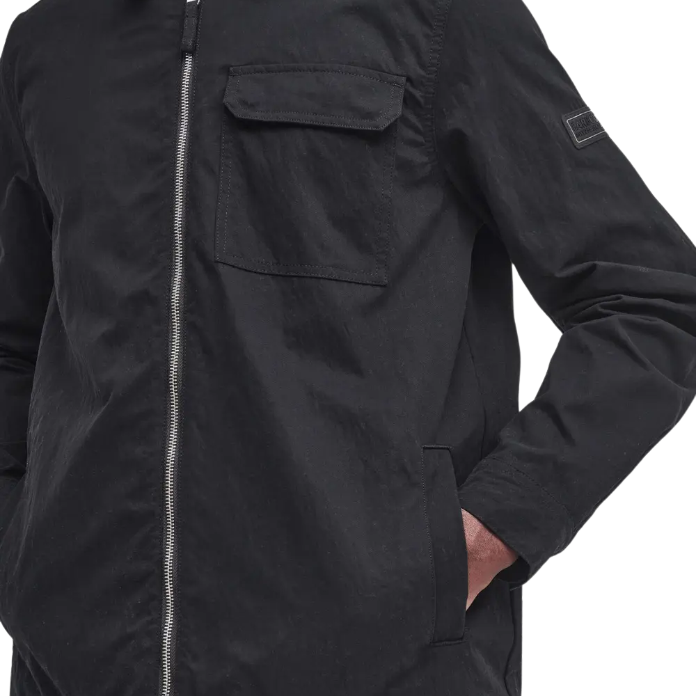 Barbour International Maze Peached Overshirt - Black