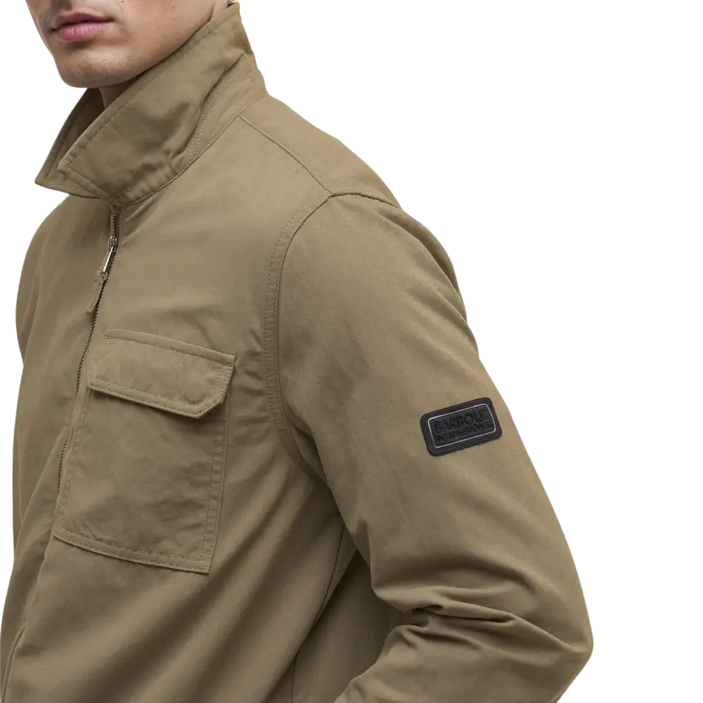 Barbour International Maze Peached Overshirt - Brindle