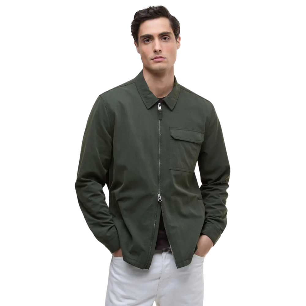 Barbour International Maze Peached Overshirt - Sage