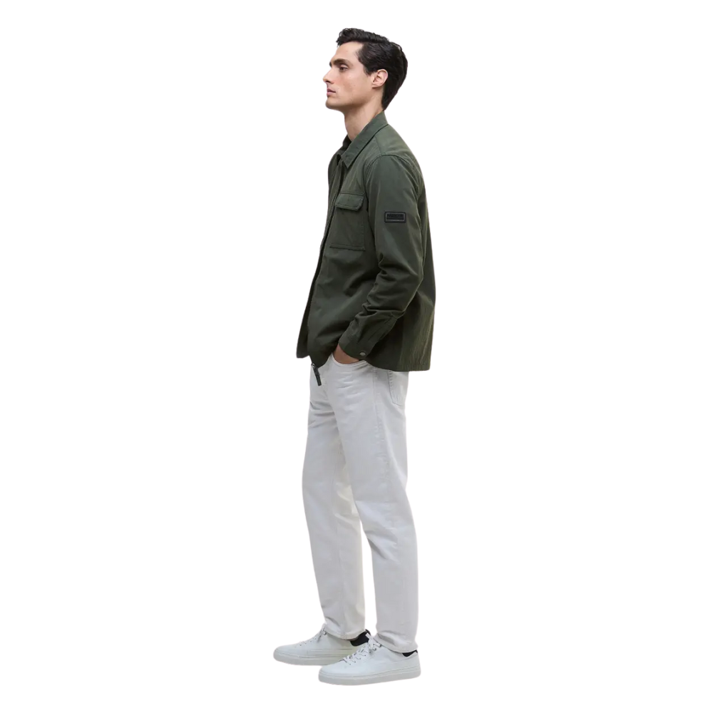 Barbour International Maze Peached Overshirt - Sage