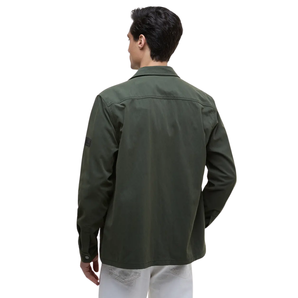Barbour International Maze Peached Overshirt - Sage