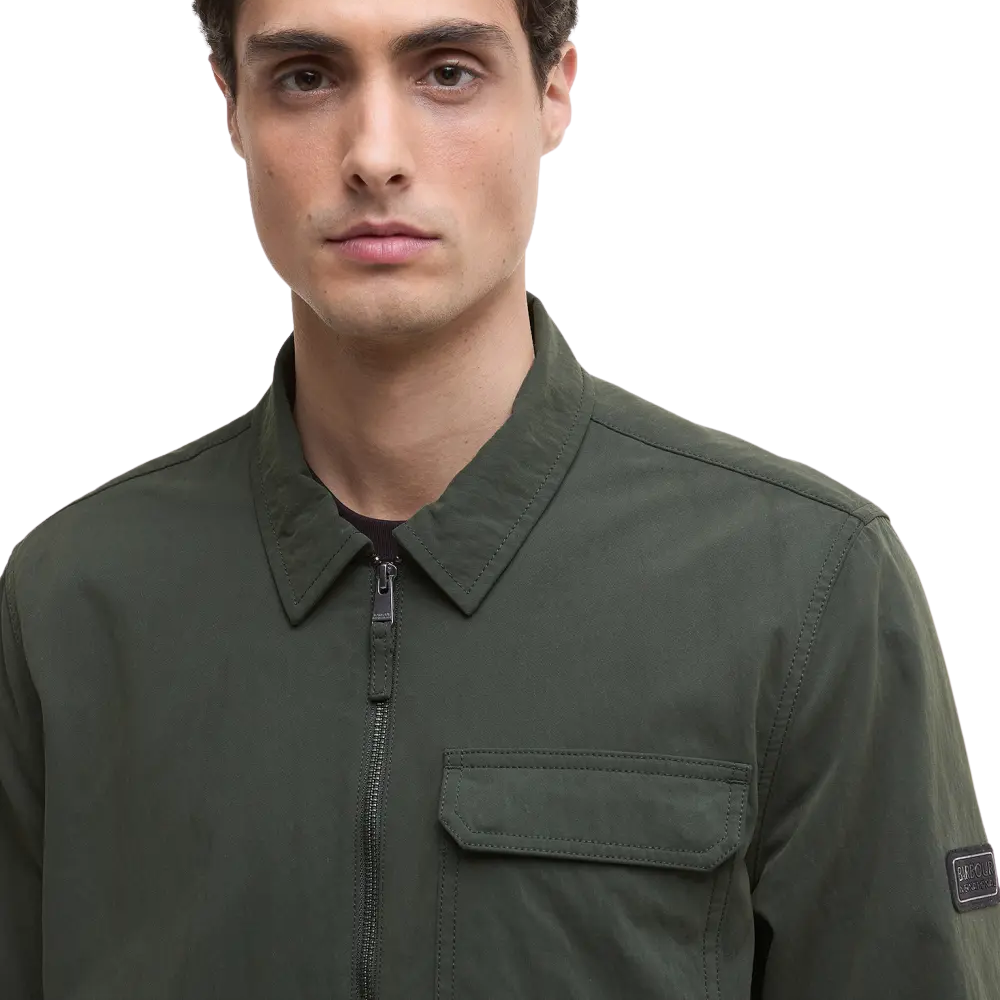 Barbour International Maze Peached Overshirt - Sage
