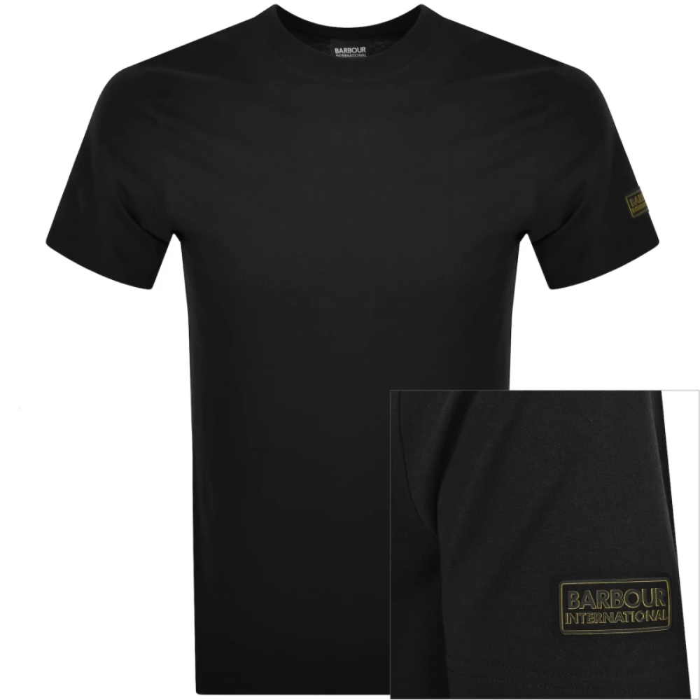 Barbour International Outline T-Shirt - Black