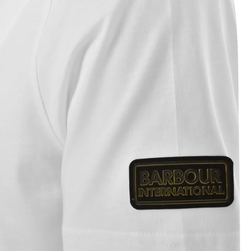 Barbour International Outline T-Shirt - White