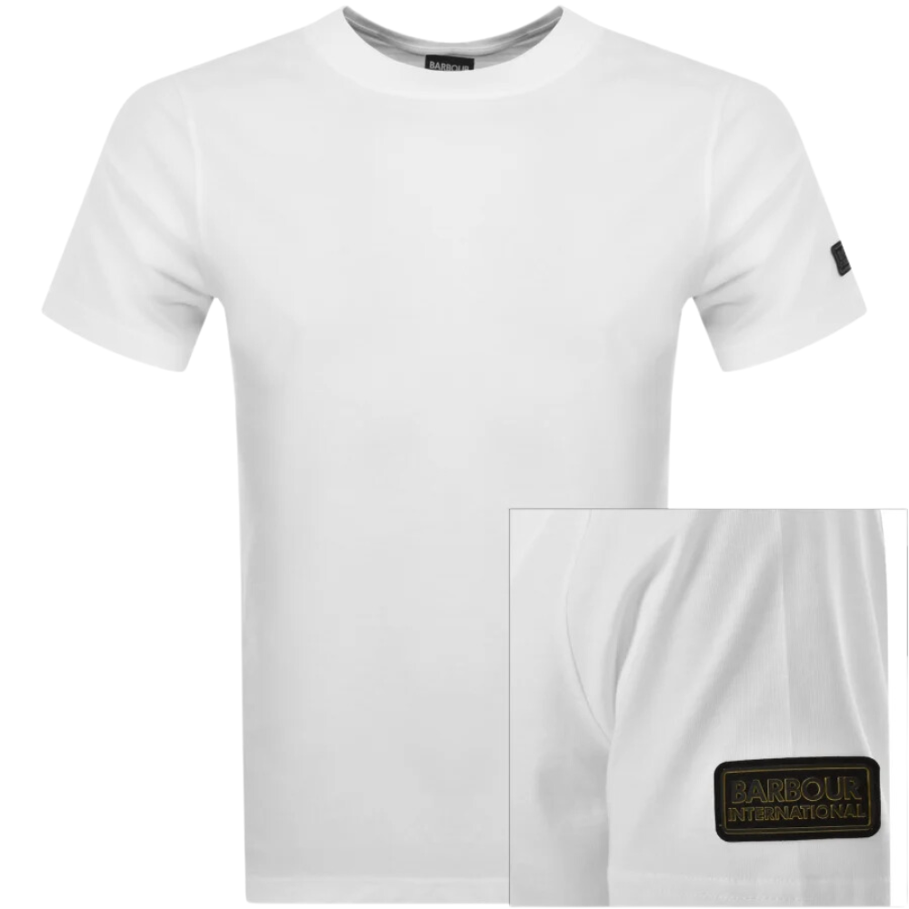 Barbour International Outline T-Shirt - White
