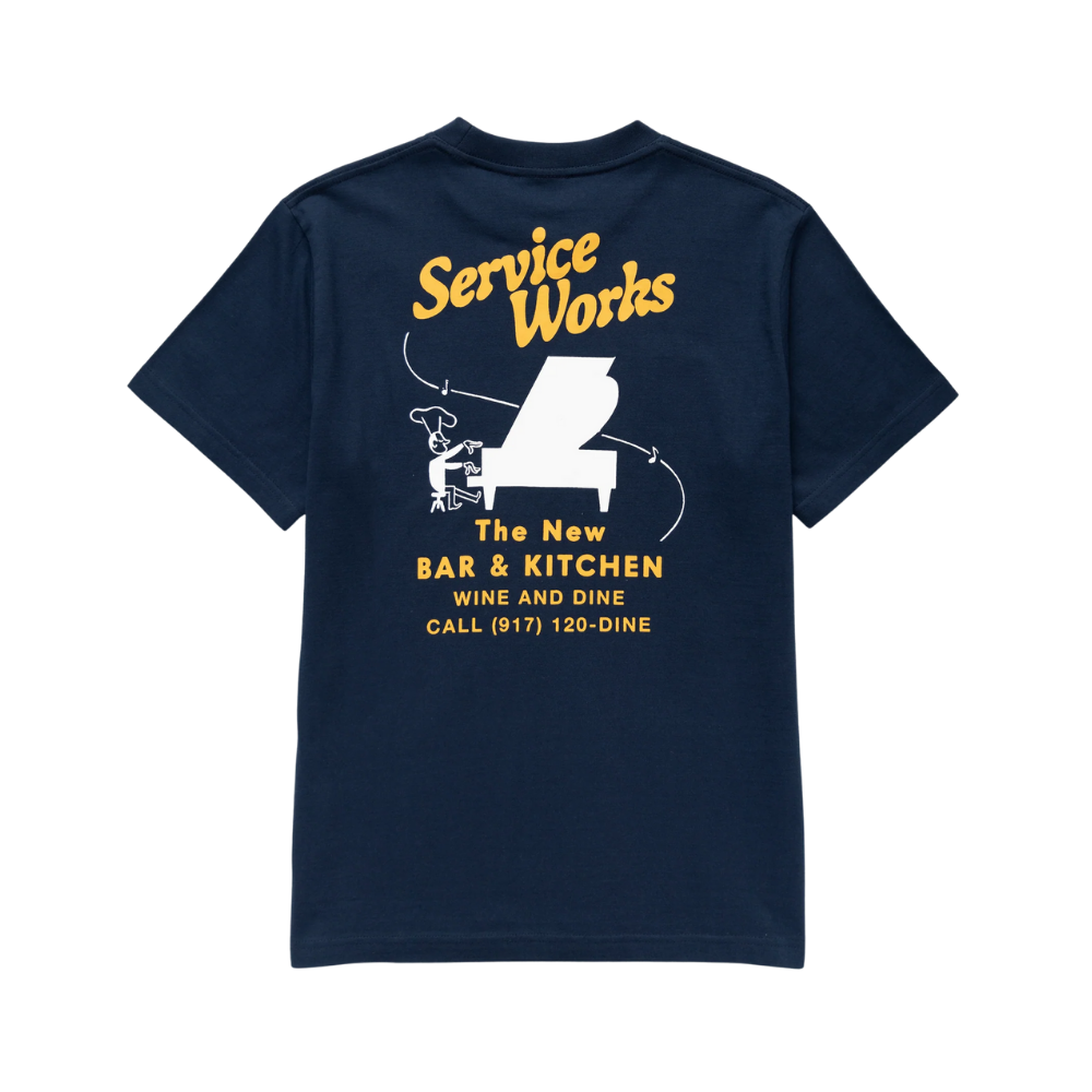 Service Works Bar & Kitchen Tee - Navy