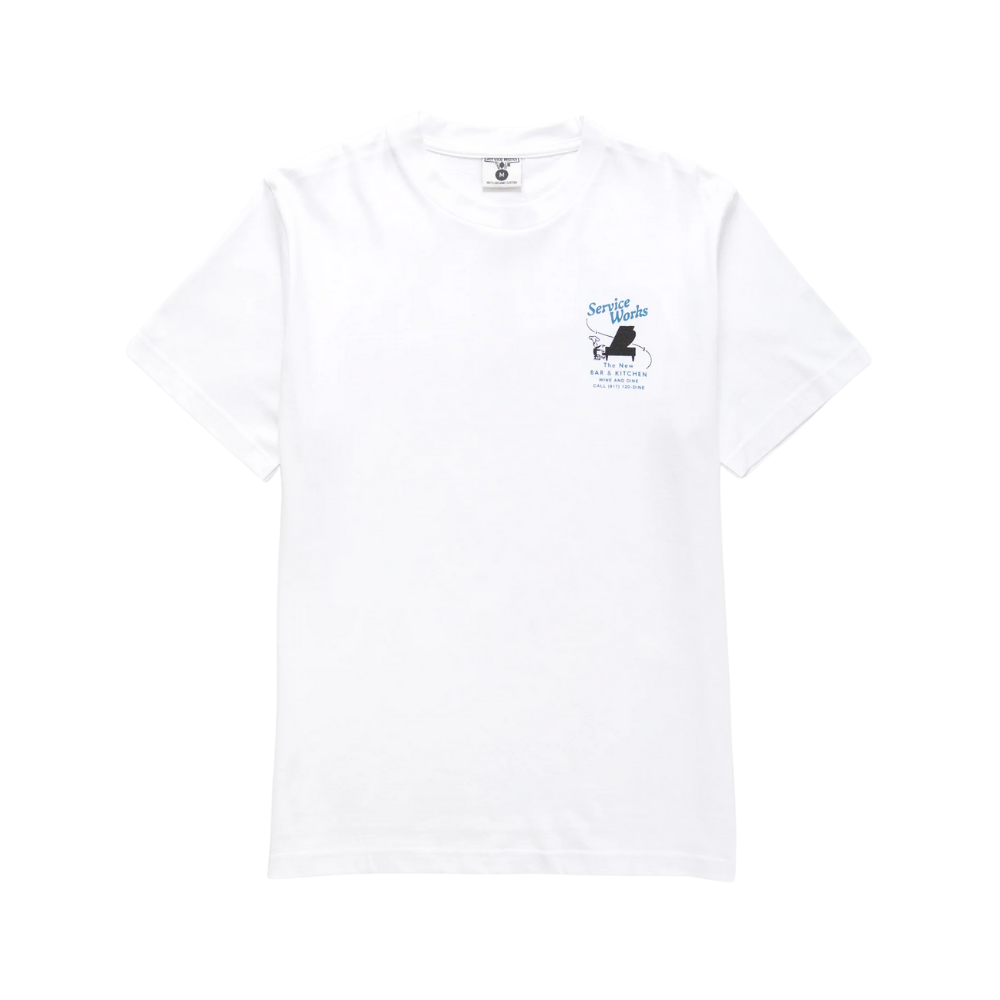 Service Works Bar & Kitchen Tee - White