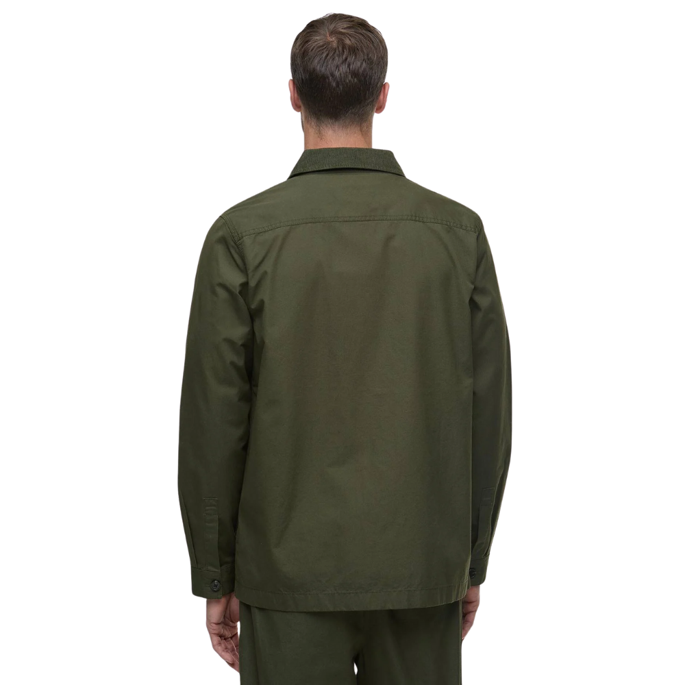 Barbour Cole Poplin Tailored Overshirt - Olive