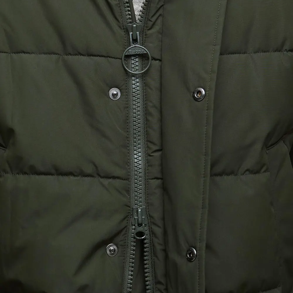 Barbour Hooded Bedale Puffer Jacket - Sage