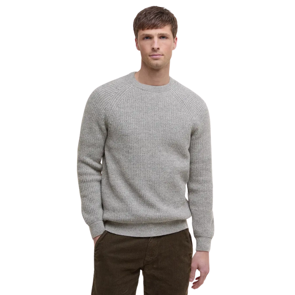 Barbour Horseford Crewneck Jumper - Stone