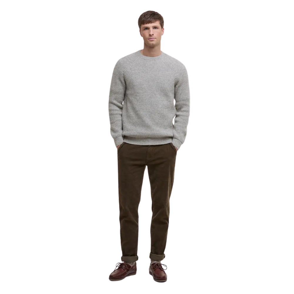 Barbour Horseford Crewneck Jumper - Stone