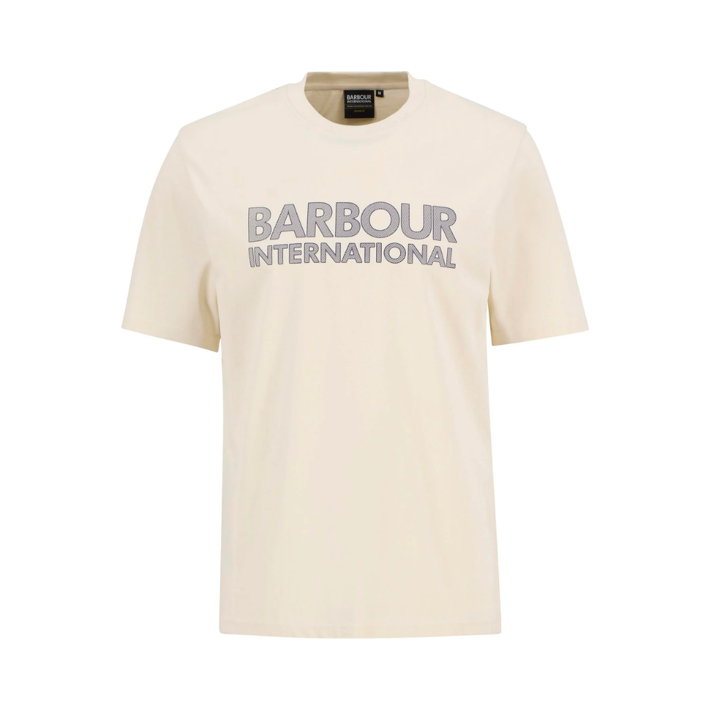 Barbour International Essential T-Shirt - Calico White