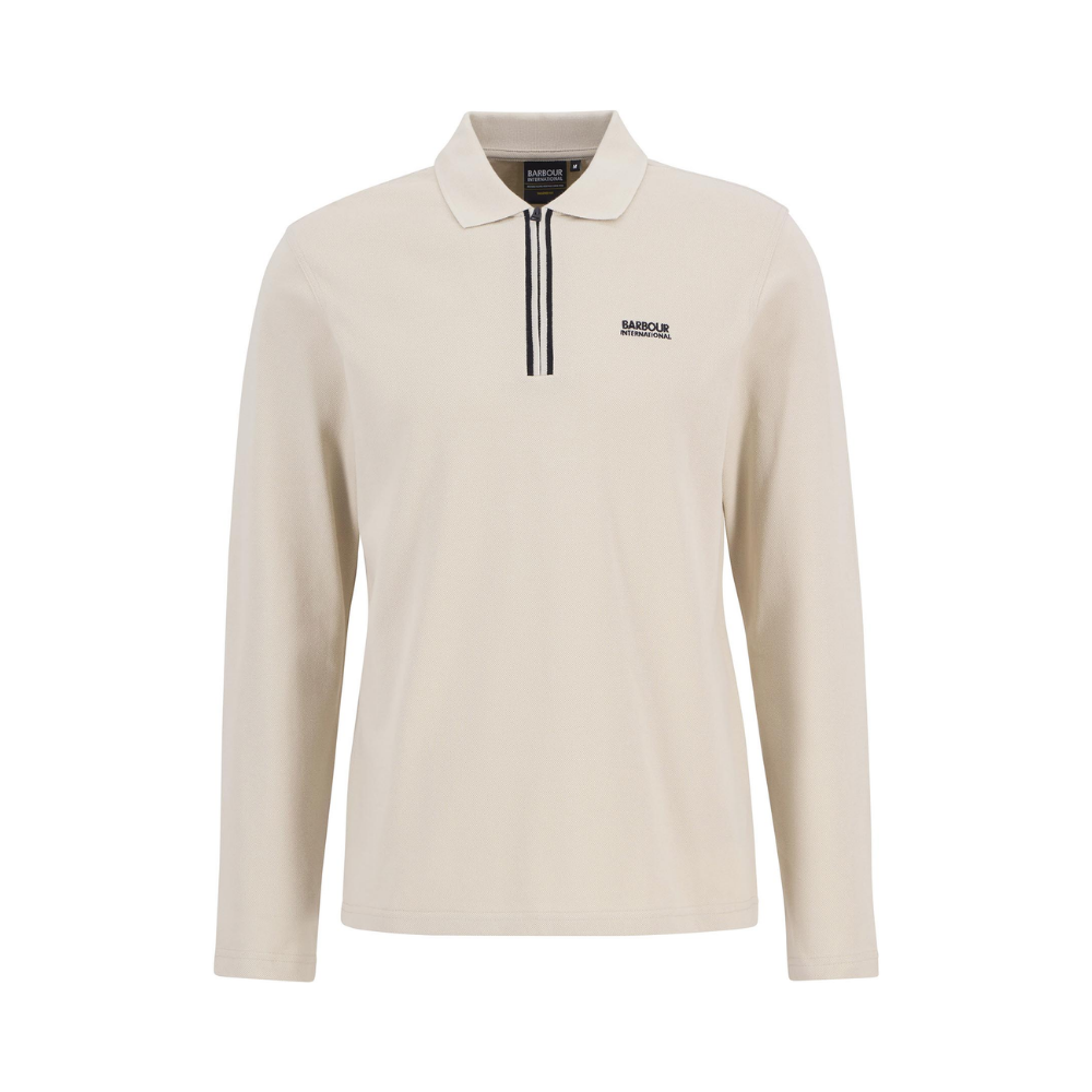 Barbour International Marshall LS Polo Shirt - Mist