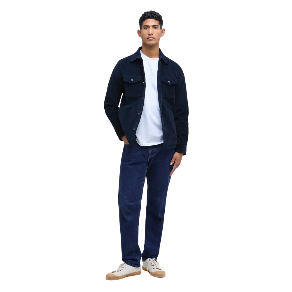 Barbour Regular Cord Overshirt - Navy