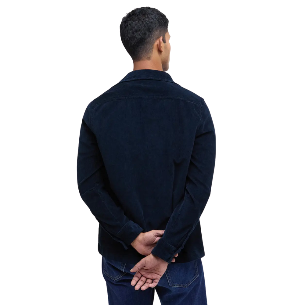 Barbour Regular Cord Overshirt - Navy