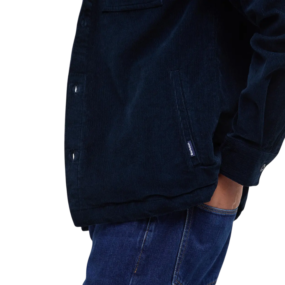 Barbour Regular Cord Overshirt - Navy