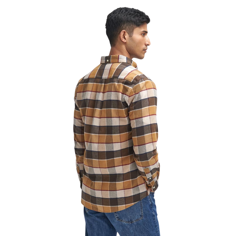 Barbour Valley Tailored Checked Shirt - Brown