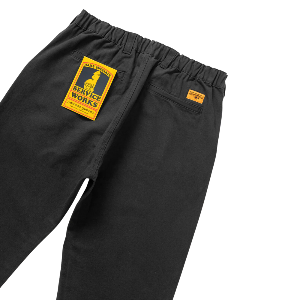 Service Works Canvas Waiter Pants - Black