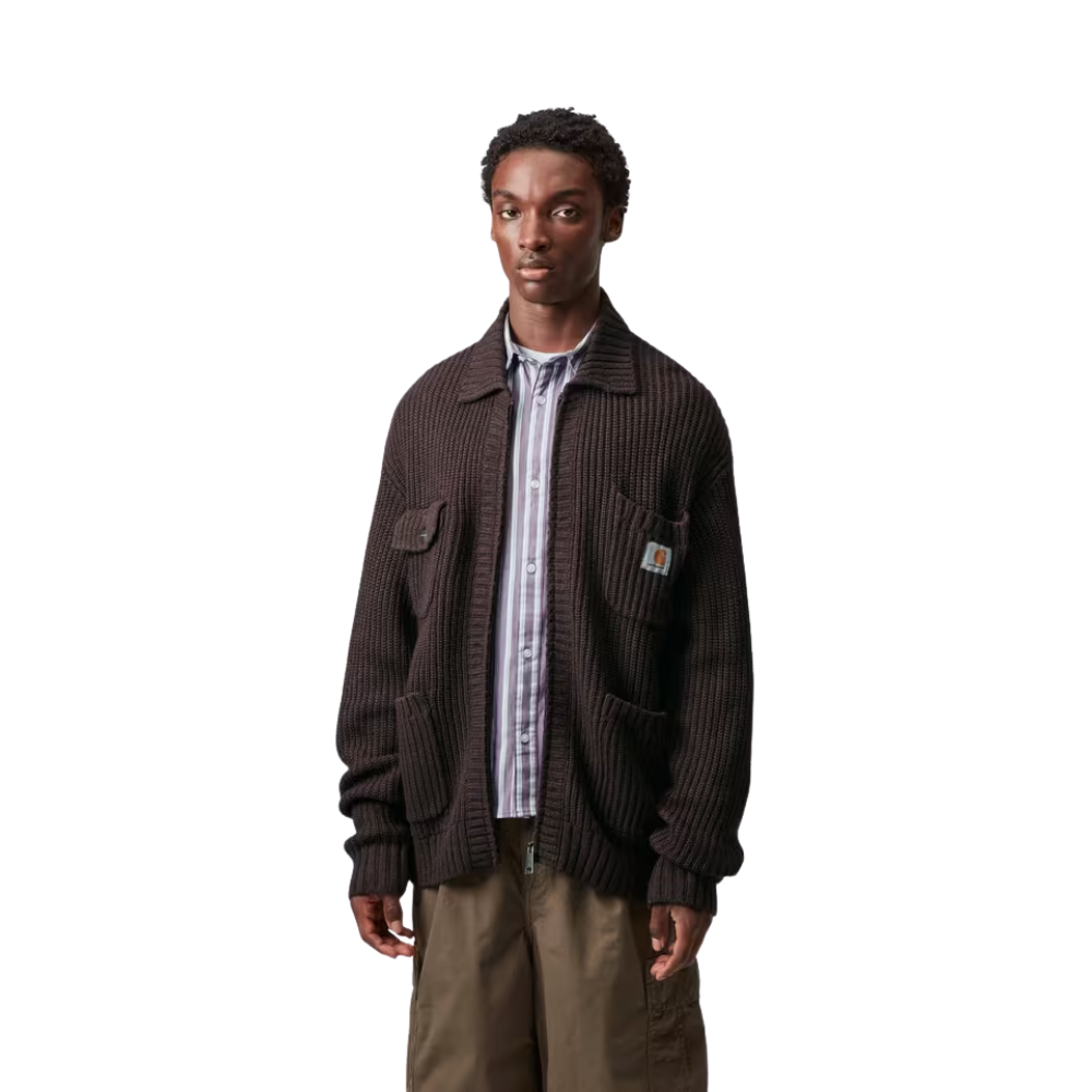 Carhartt WIP Chore Knit Jacket - Palisander
