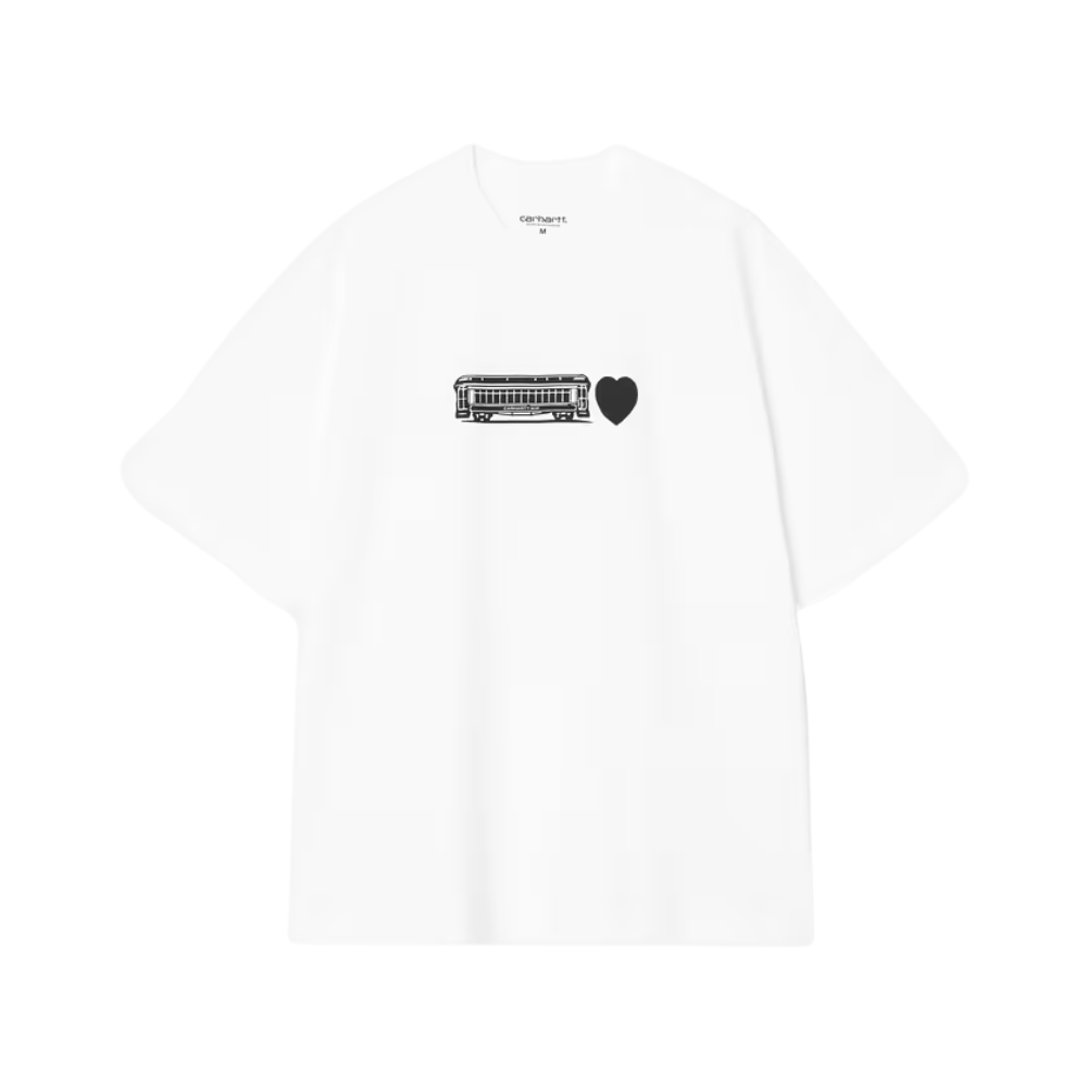 Carhartt WIP S/S Deconstructed Label T-Shirt - White