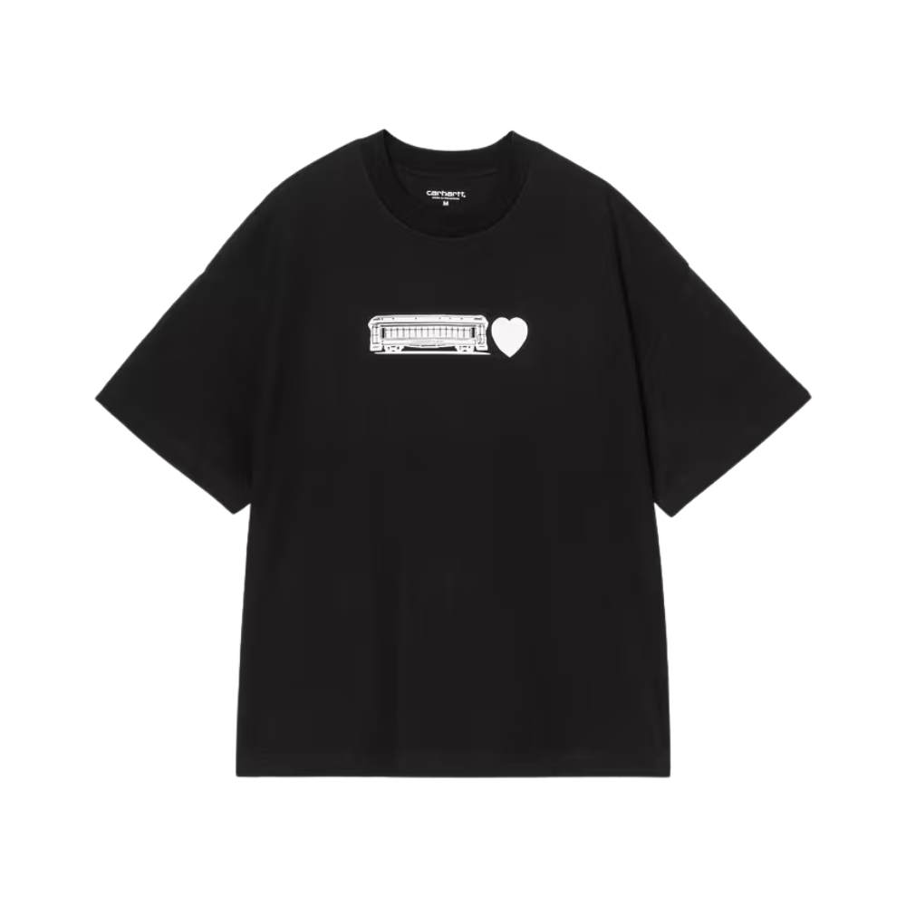 Carhartt WIP S/S Deconstructed Label T-Shirt - Black
