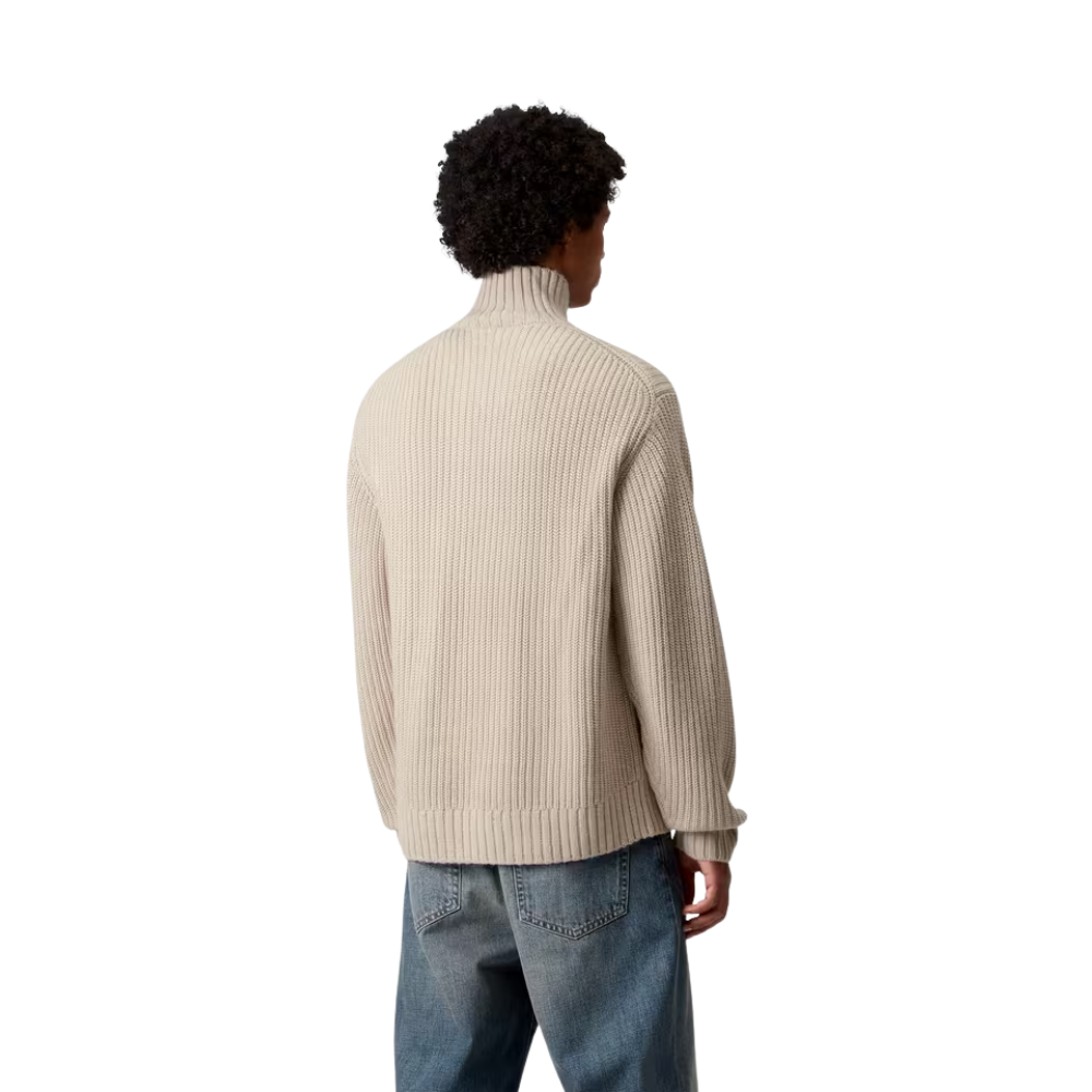 Carhartt WIP Detroit Half Zip Sweater - Fleur De Sel