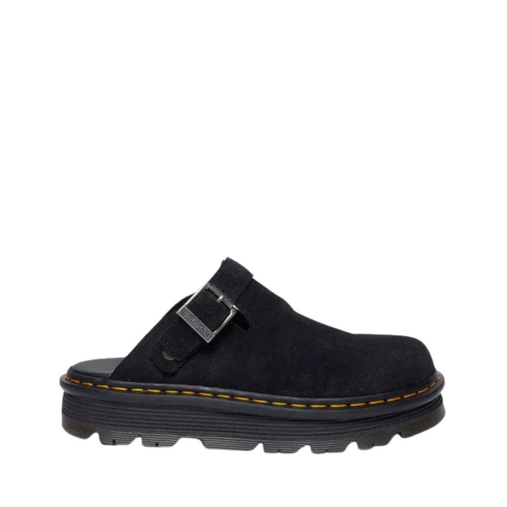 Dr Martens Zebzag Suede Mules - Black