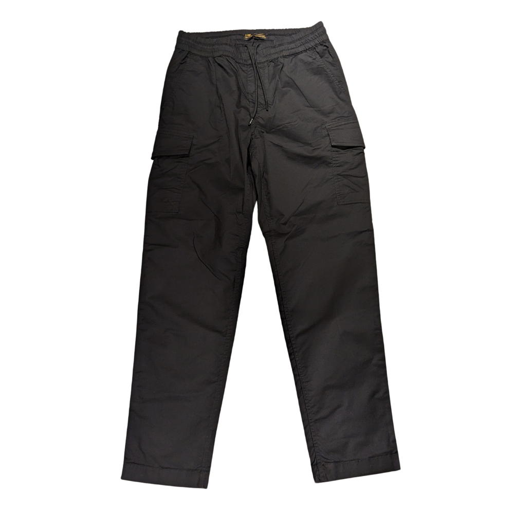 Elastic Waist Tapered Cargo Pant