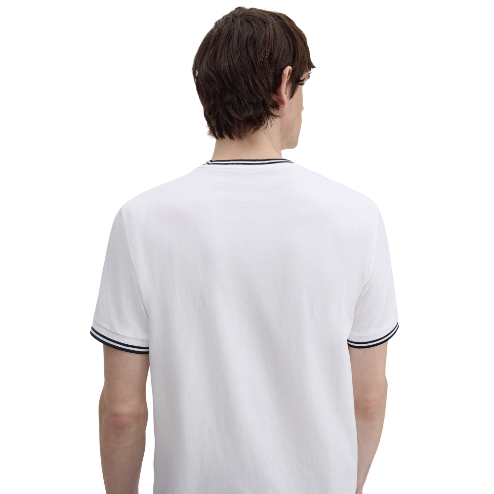 Fred Perry Twin Tipped T-Shirt - White