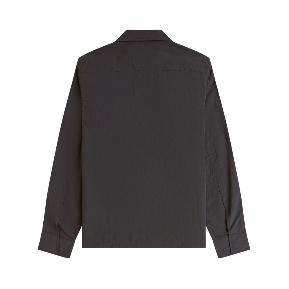 Fred Perry Zip Through Overshirt - Anchor Grey