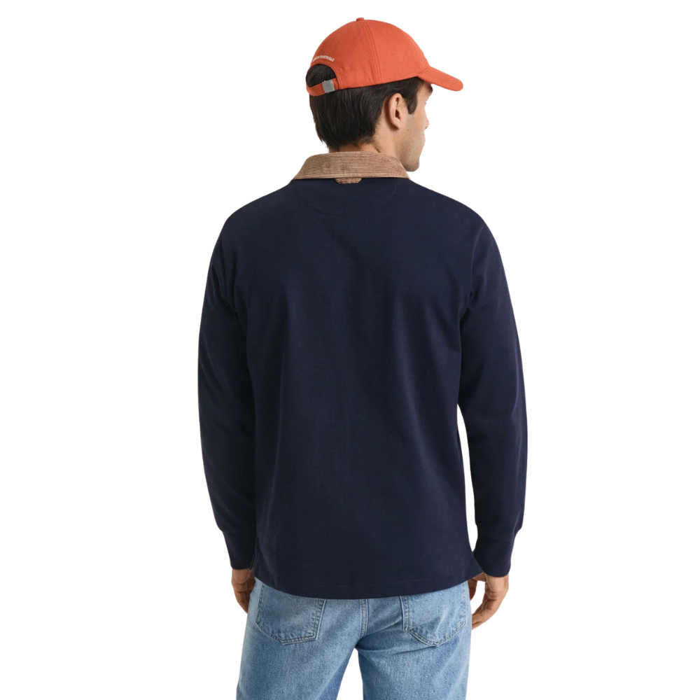 GANT Cord Collar Heavy Rugger - Evening Blue
