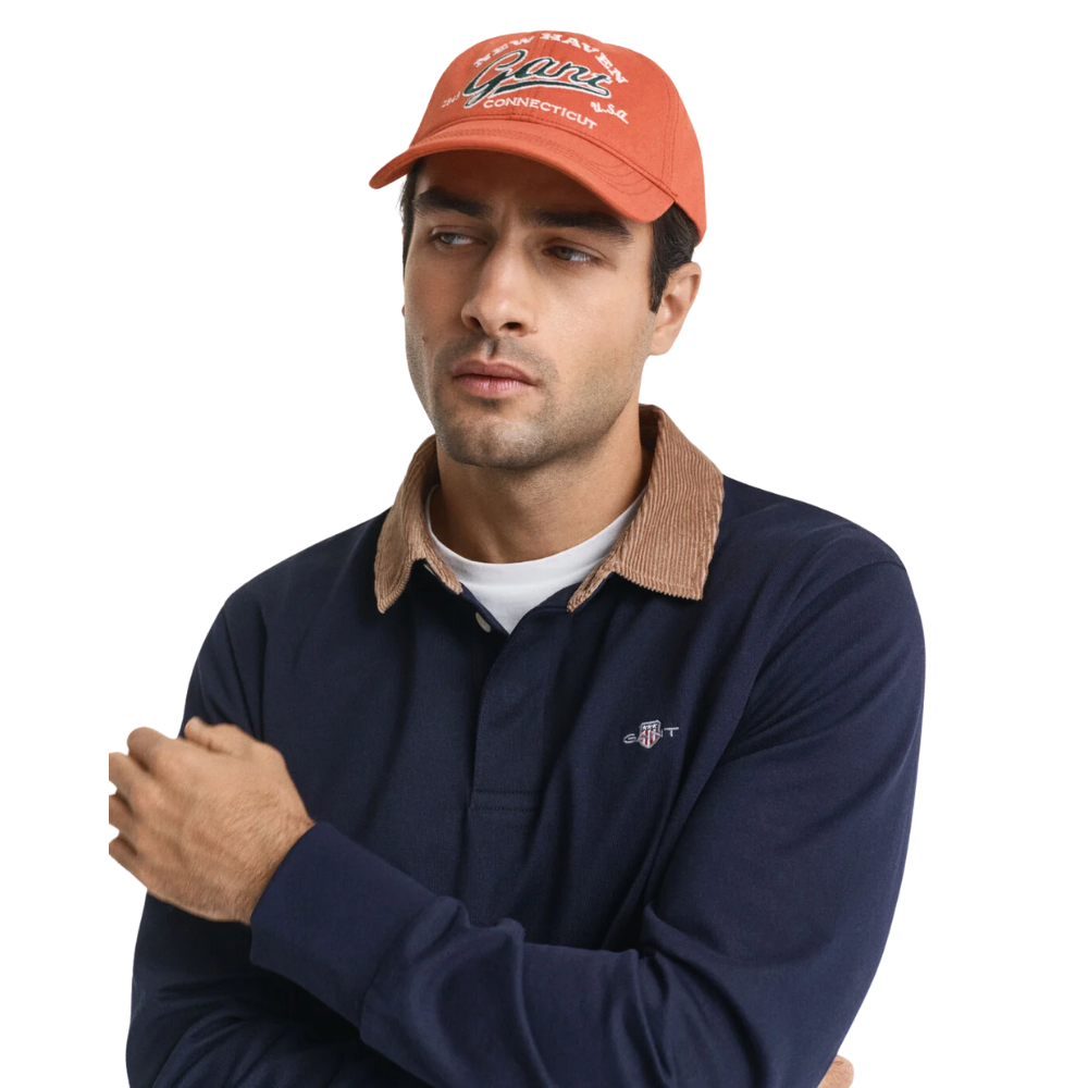 GANT Cord Collar Heavy Rugger - Evening Blue