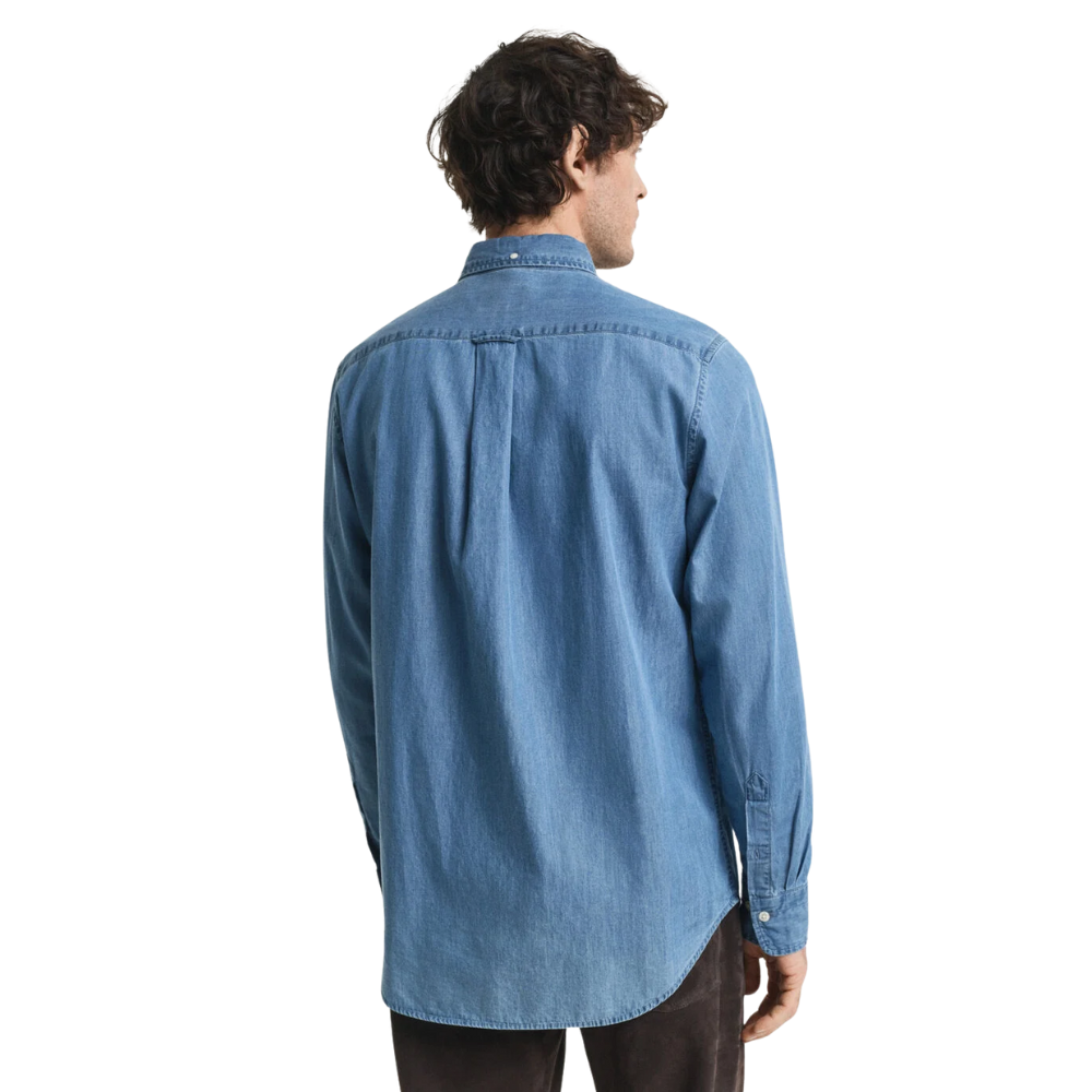GANT Reg BD Indigo Shirt - Semi Light Blue