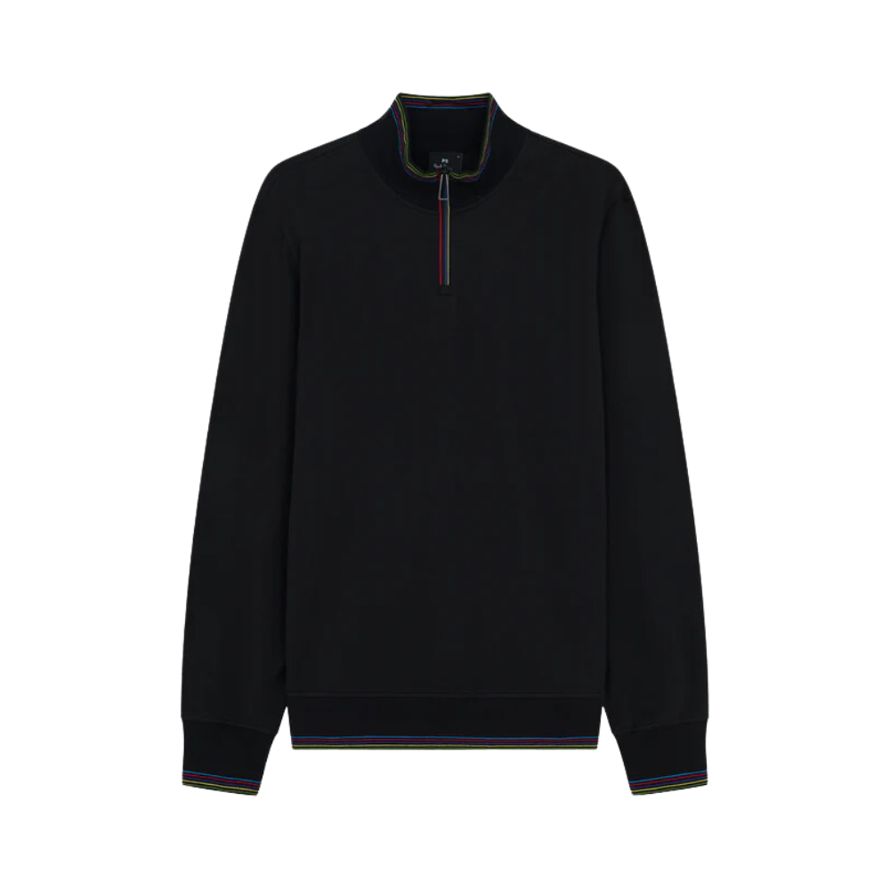 Paul Smith Tipped Tech Sweat - Black
