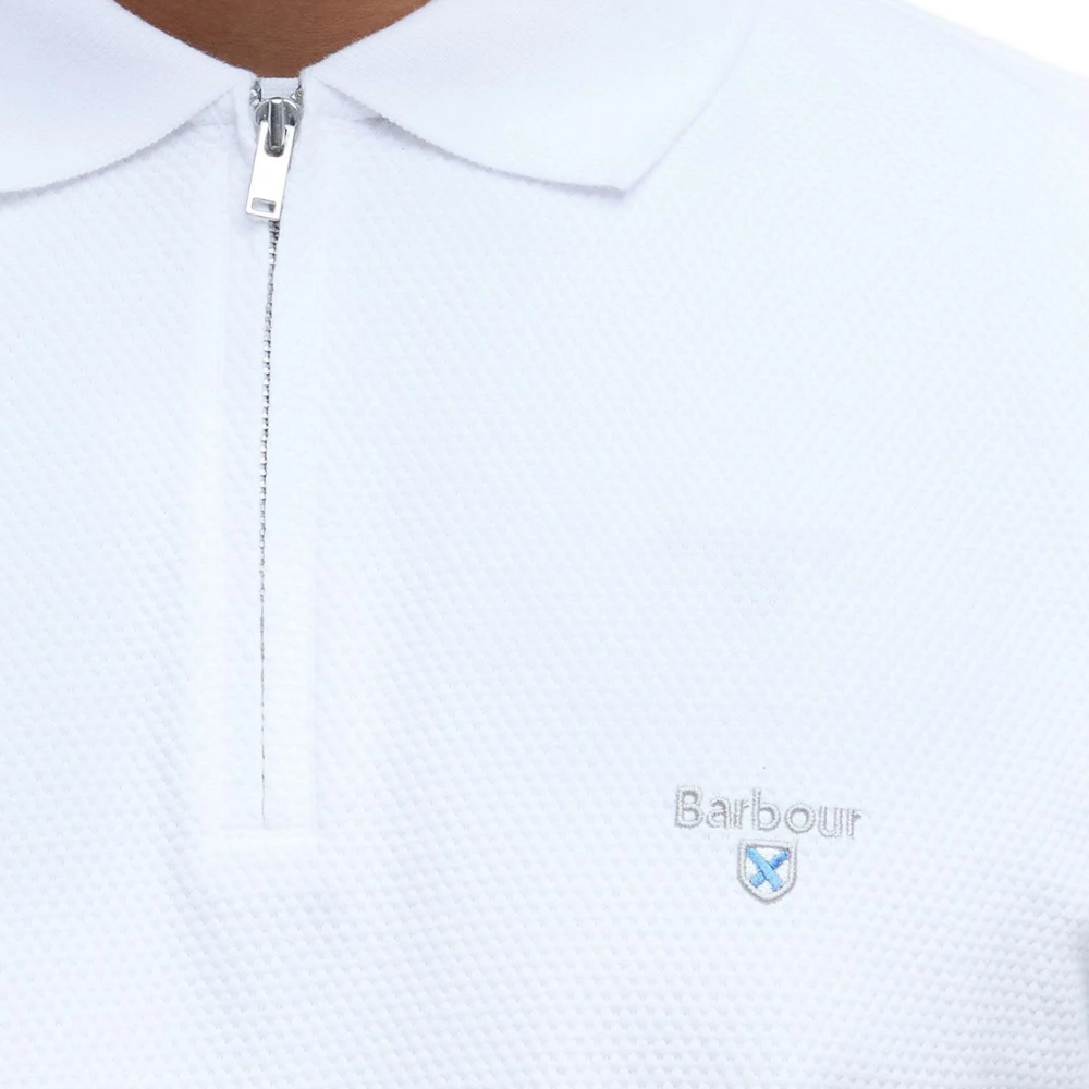 Barbour Hingham Polo Shirt - White