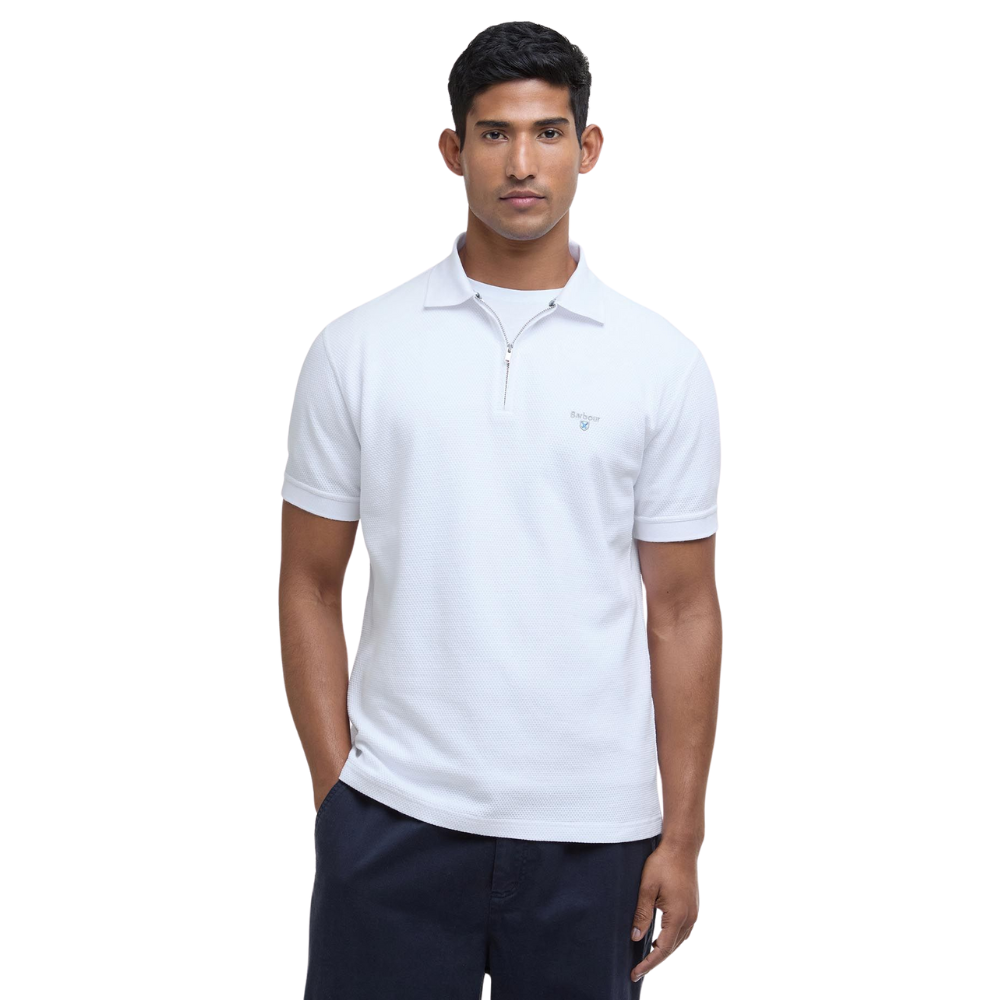Barbour Hingham Polo Shirt - White