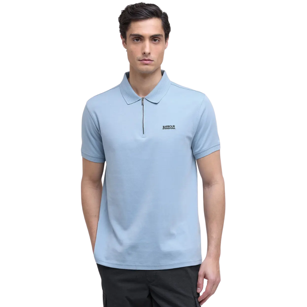 Barbour International Innes Polo - Cool Blue
