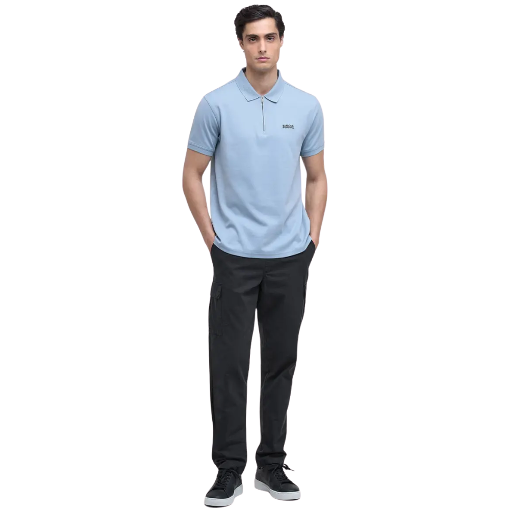 Barbour International Innes Polo - Cool Blue