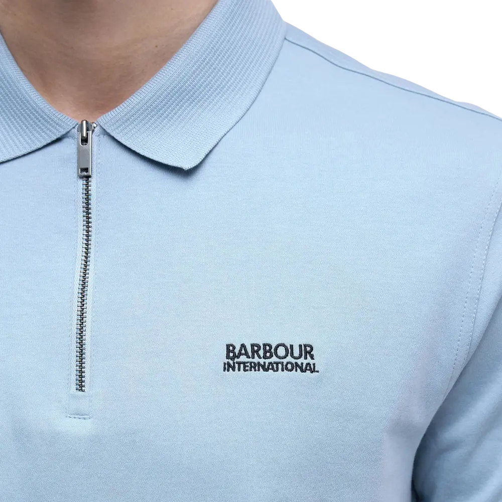 Barbour International Innes Polo - Cool Blue