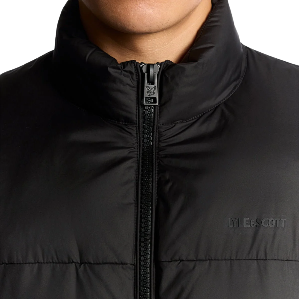 Lyle & Scott Hybrid Puffer Jacket - Jet Black