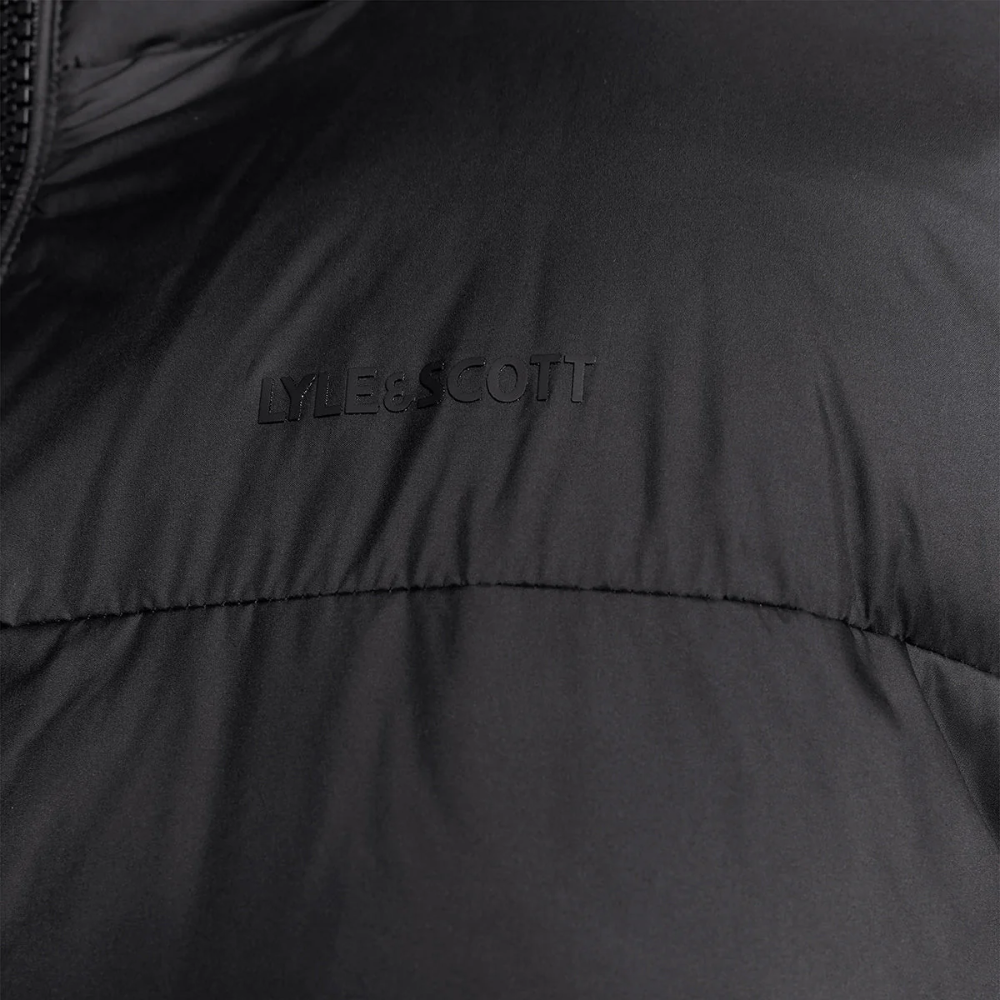 Lyle & Scott Hybrid Puffer Jacket - Jet Black
